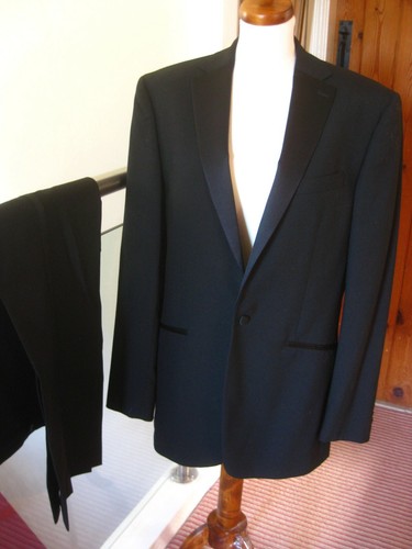 Black tie tuxedo suit - black, dinner
