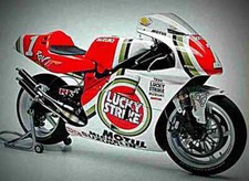 A4 Metal Sign Suzuki RGV500 1