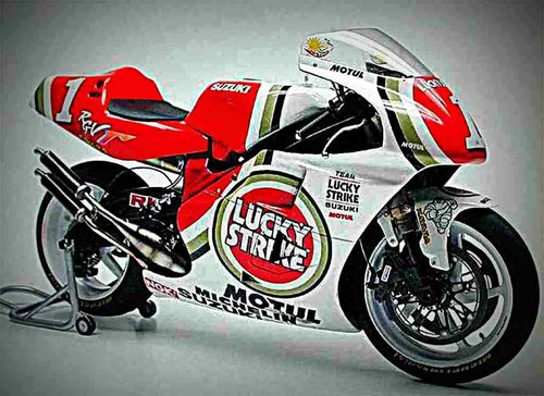 Metal sign suzuki rgv500 1 - a4,