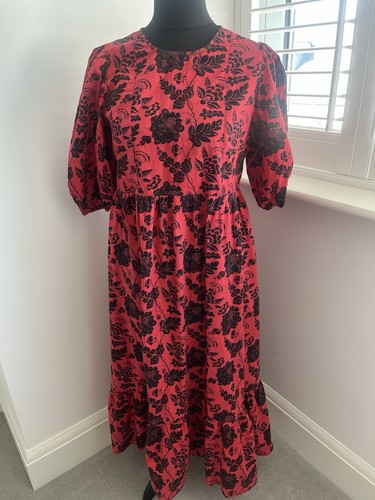 Gorgeous red zara dress with - gorgeous,