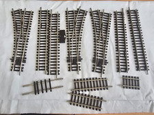 Peco Set Track OO Gauge points x 3 & small straights   x  11 pieces