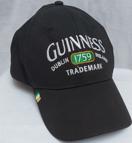 Guinness black baseball cap - baseball,