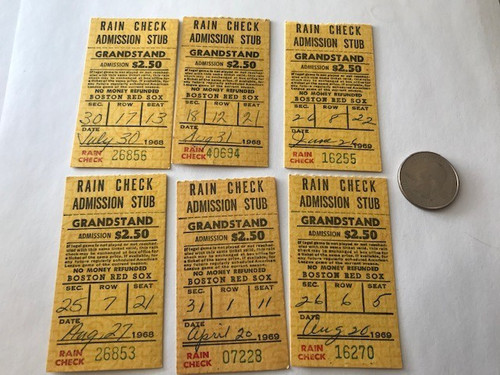 Six grandstand tickets - grandstand,