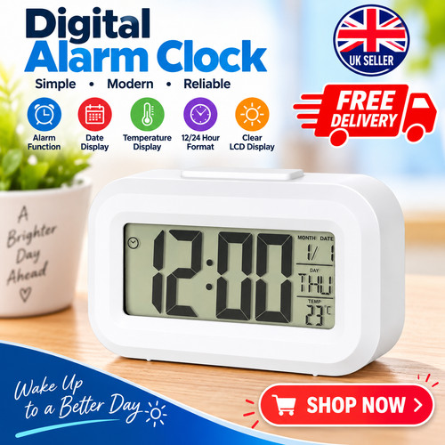 Digital led alarm - led, clock