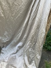 2mts Grey Heavy Cotton Satin Fabric Curtains Crafts Cushions 3mts Wide (B67