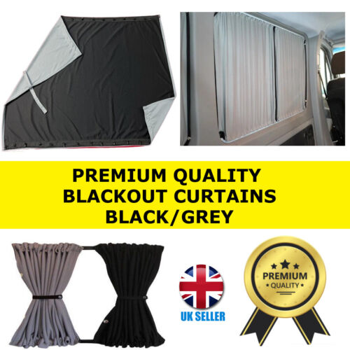 Vauxhall vivaro curtains black - vauxhall,