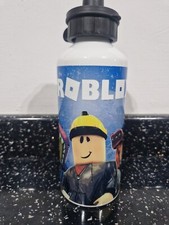 ROBLOX Aluminium water bottle with 2 lids