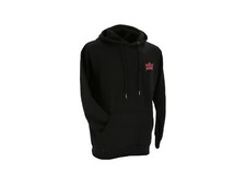 "WHEELIE KING" Hoodie with Kangaroo Pocket, Black