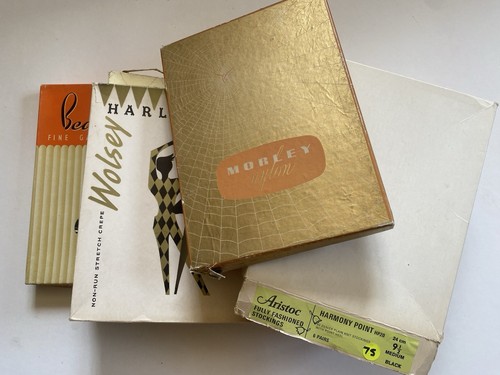 Vintage boxes shop tights - 6,
