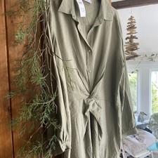Zara M Tunic Top fake knot