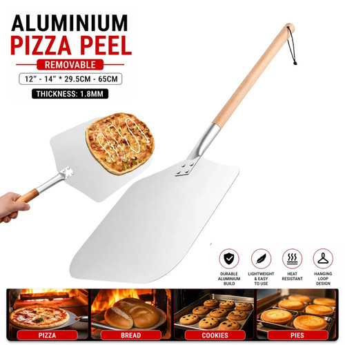 Pizza peel aluminium - aluminium, paddle