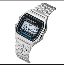 Luxury Silver LED Digital