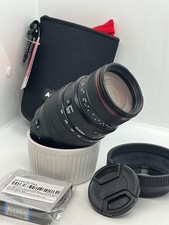 Sigma 70-300mm f4-5.6 DG APO Macro Zoom Canon EF and EF-s New UV Hood Pouch MINT