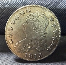 1813 Statue Liberty Capped