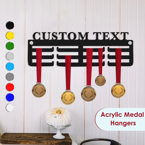 Personalised medal hanger - personalised,