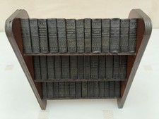 Complete Works of Shakespeare in Miniature Bookcase