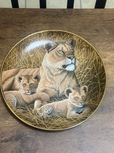 African lioness and - and, cubs