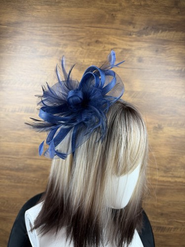 Navy blue fascinator headband - navy,