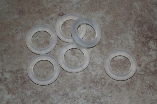 Lot dozen clear frosted - dozen, (12)