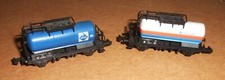 ROCO N Gauge LOT OF 2 X 4 WHEEL SHORT WHEEL BASED TANKERS
