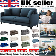 2/3 Seater Teddy Velvet Sofa