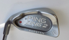 Left Handed Ping Zing 2 Red Dot 4 Iron True Temper S400U Stiff Flex Steel Shaft 