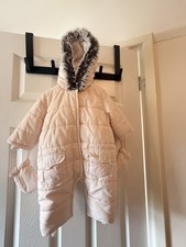 Girls' Pink Bunny Snowsuit