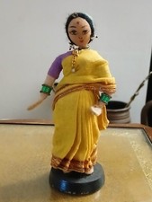 Vintage Asian Folk Art Doll