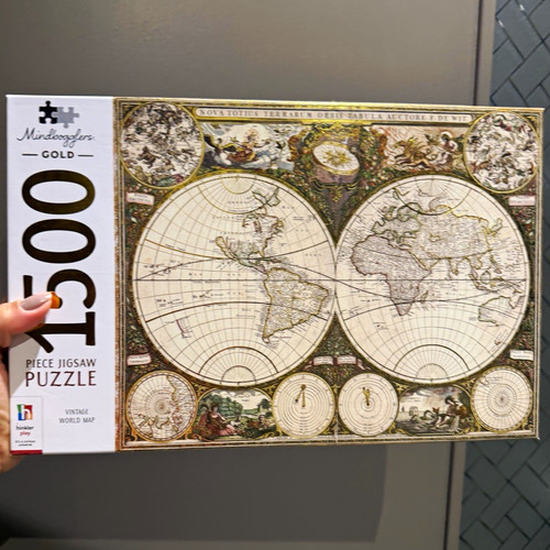Mindbogglers vintage world map - mindbogglers,