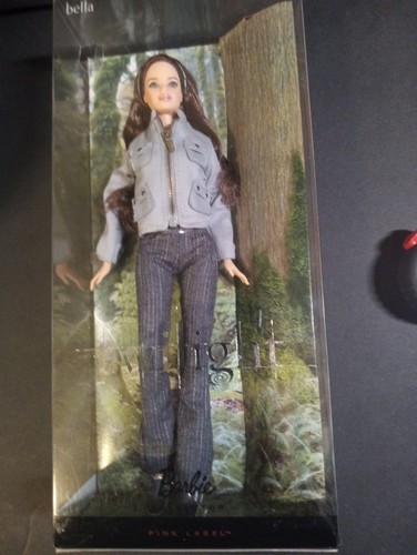New barbie twilight pink label - new,