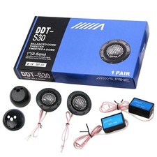 4Ohm 180W Dome Balanced Car Loudspeaker Auto Audio Tweeter Crossover Set DDT-S30