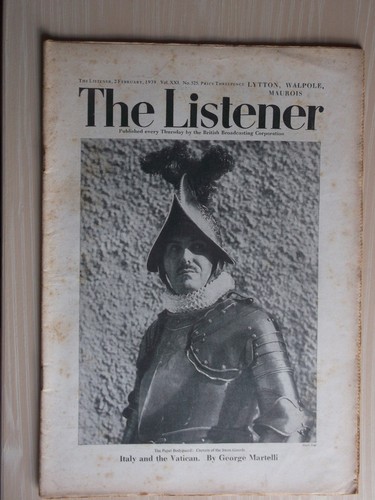 The listener magazine 1939 - listener,