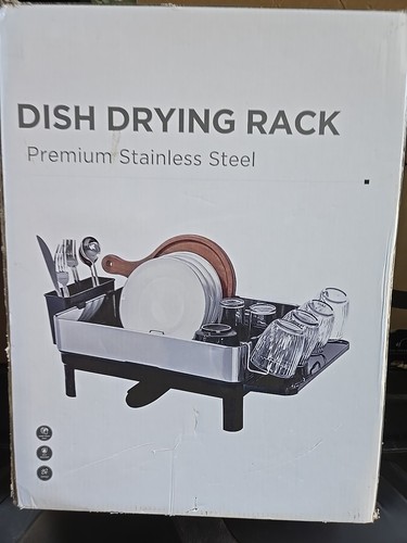 Dish drying rack stainless - rack,