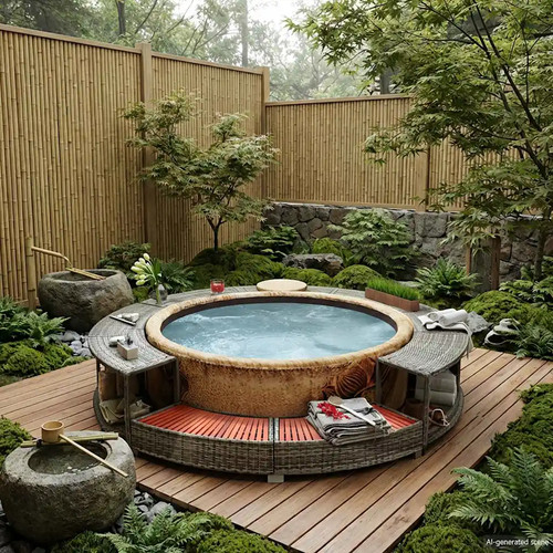 Walplus hot tub surround - hot,