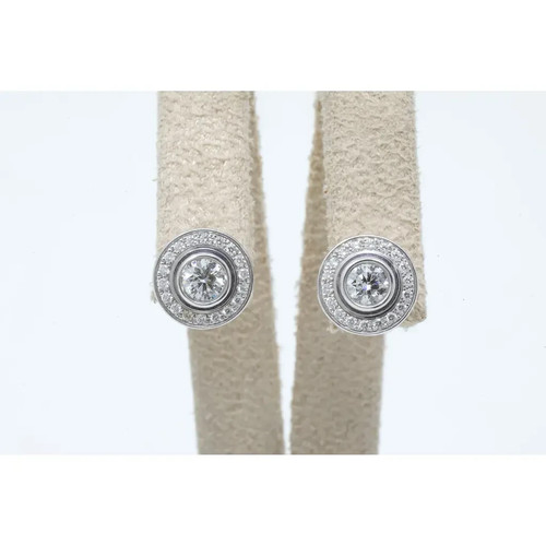 Cartier white gold earrings - cartier,