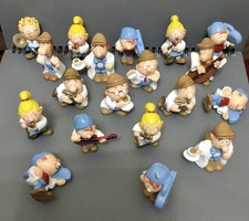 Tetley Tea Folk and Tetley Kids Figures Collection Vintage 1990s Bundle Job Lot