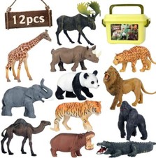 12pcs Jumbo Safari Animals