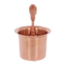 Copper Panchpatra with Spoon