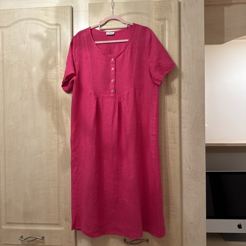 Luella midi fuschia dress - luella,