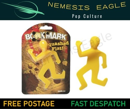 Squashed book mark yellow - mark,