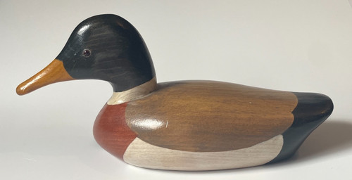 Vintage mallard duck decoy - vintage,