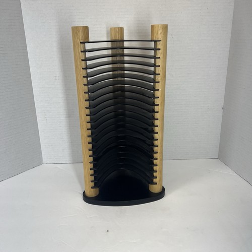 Vintage rack tower wood - cd,