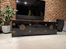 Large TV Unit. Antique Vintage Oriental