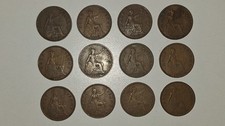 12 x Half Penny King George V