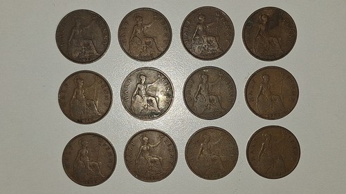 Set half penny - 12, king
