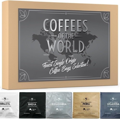 Black donkey coffee bags - black,