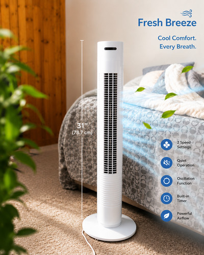 Inch tower fan - inch, fan,