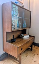 Turnidge of London Mid-Century Display Drinks Cabinet. Sideboard 1960s Teak