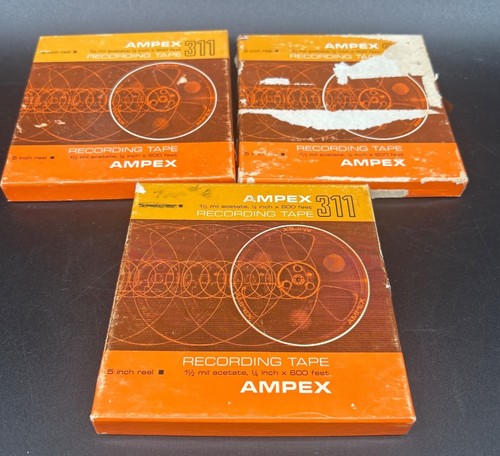 Vintage ampex 311 acetate - ampex,