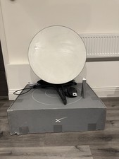 Starlink Gen 1 Satellite Internet Dish Kit: Dish, Stand, Cables, Router, PoE PSU